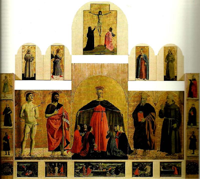 Piero della Francesca polyptych of the misericordia Norge oil painting art